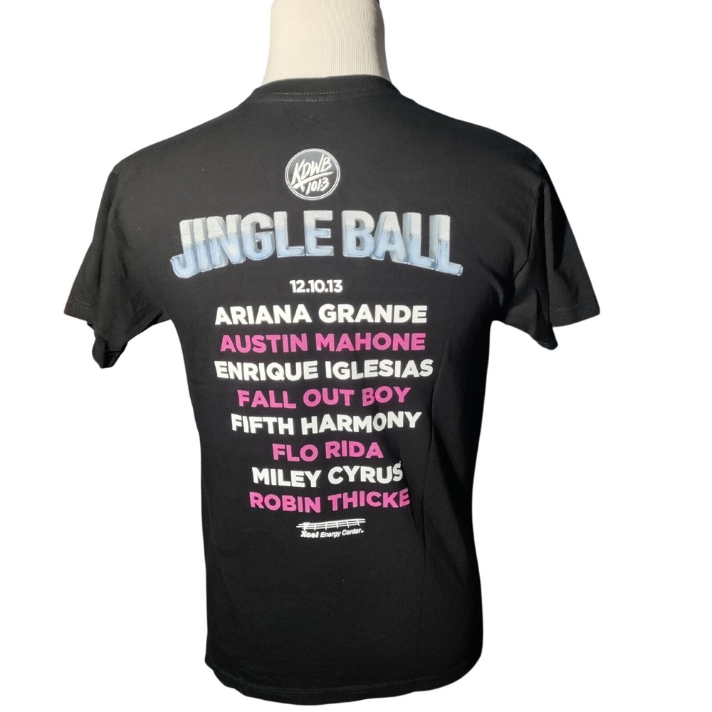 Jingle Ball 2013 T-Shirt Size M Black Double Sided Concert Short Sleeve Alstyle